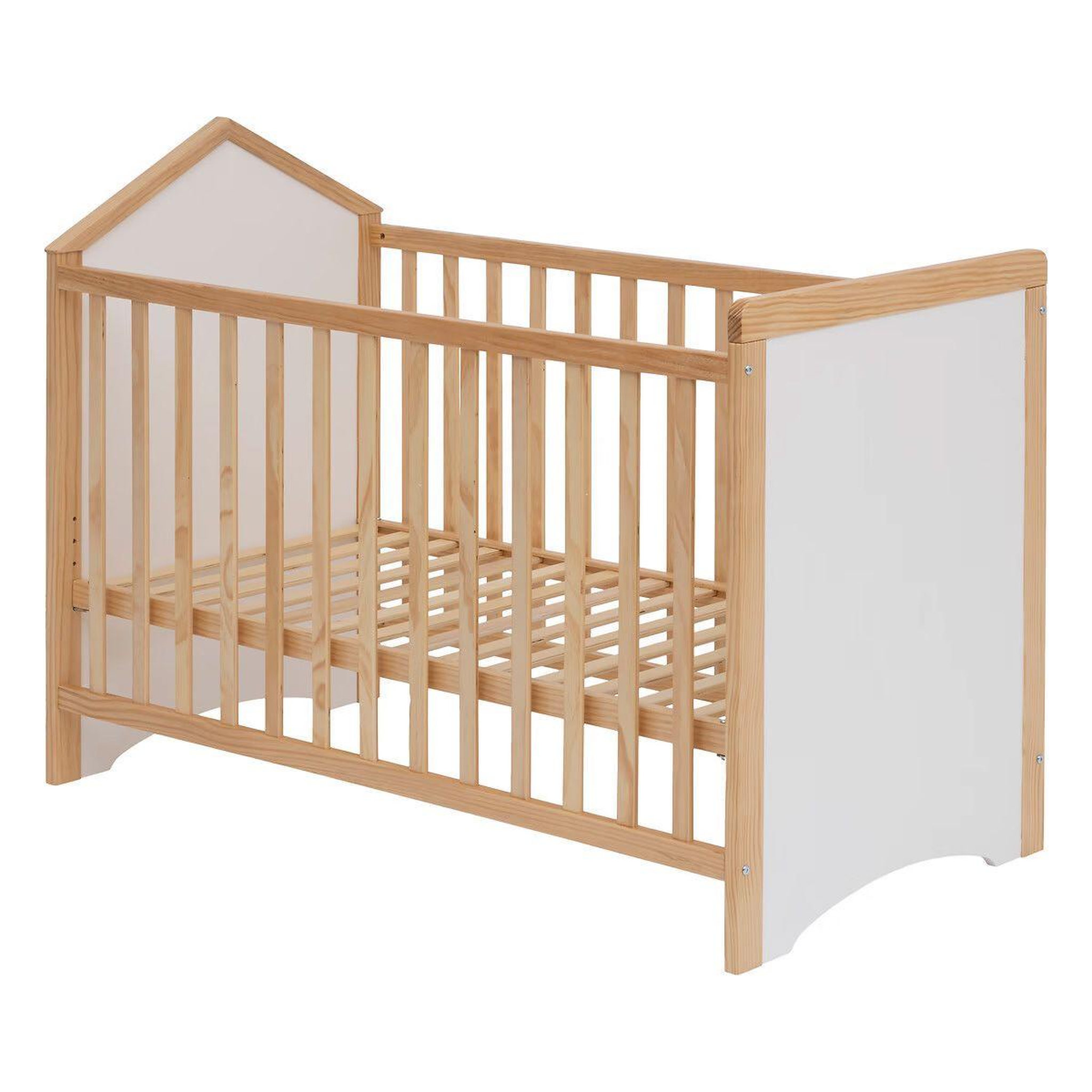 Atmosphera Kids Lit Bébé  Kima  60x120cm Blanc & Naturel