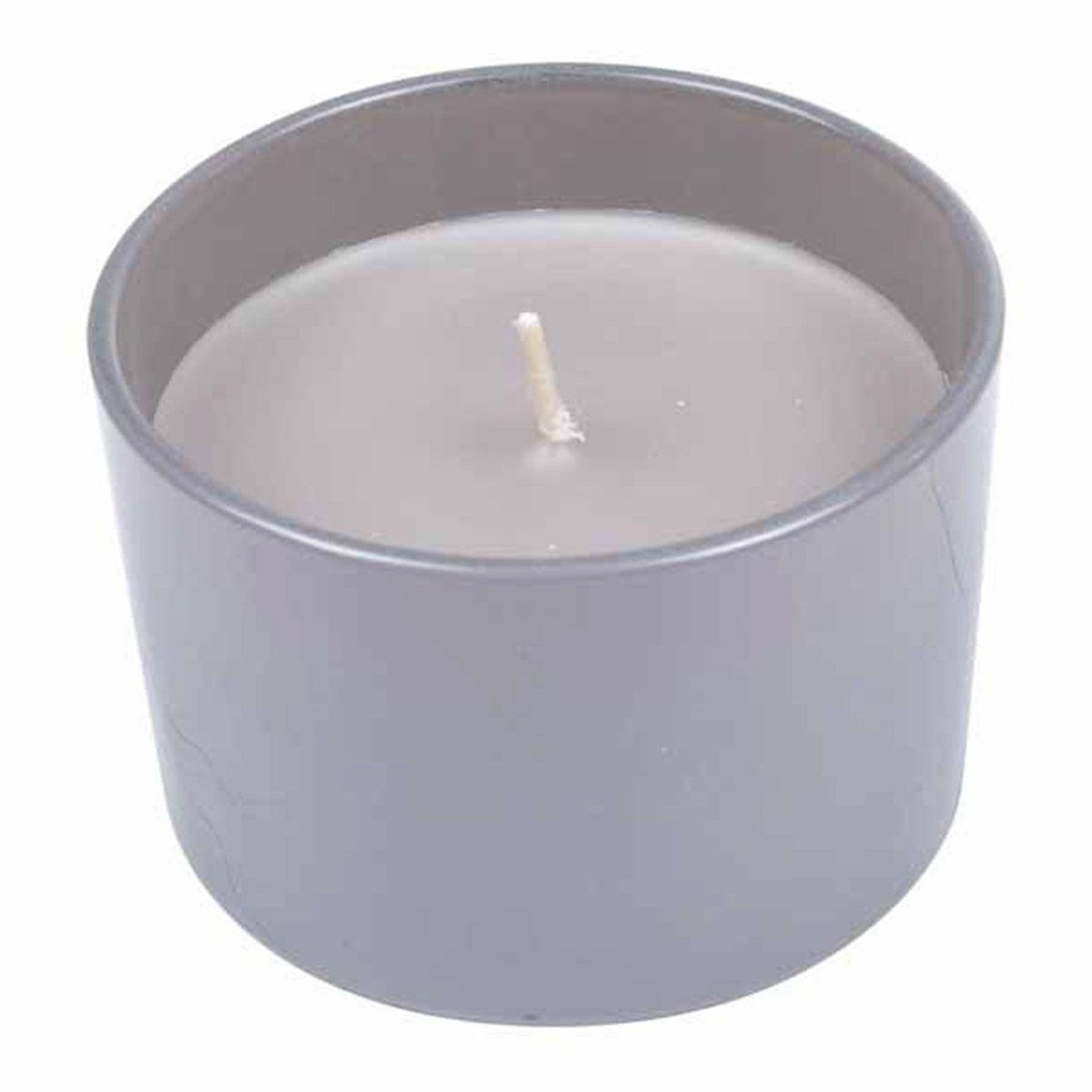 HOMEA Bougie parfumée en verre  nuance  7cm musc blanc