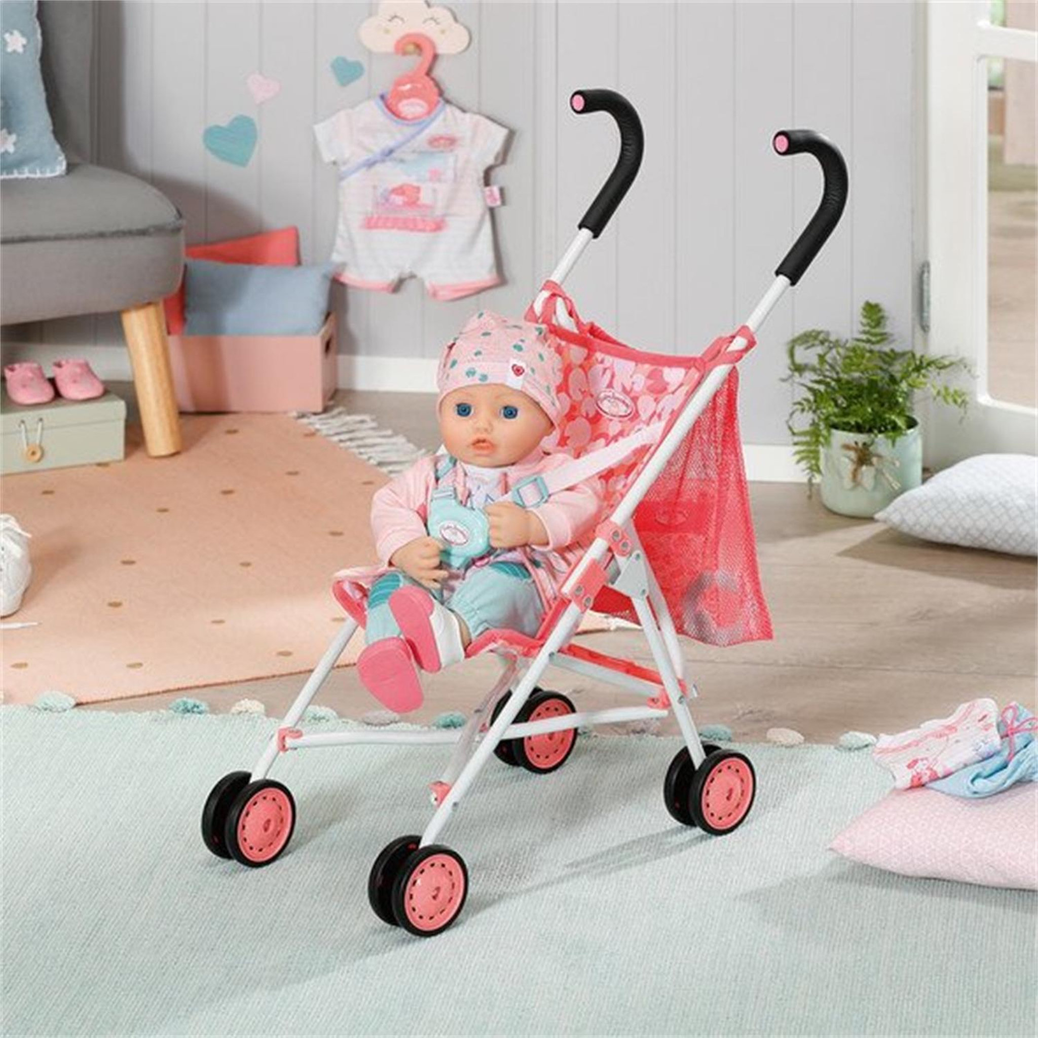 Voir la diapositive 3 : Zapf Creation Baby Annabell Active Poussette pour poupée