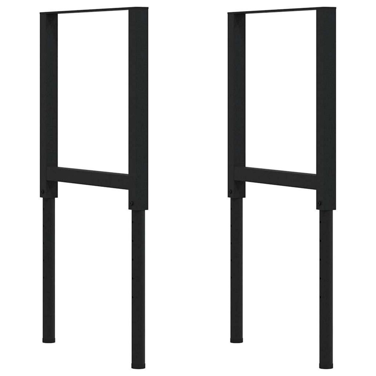 VIDAXL Etabli marron fonce 100x60x(71,5-98) cm bois de chene massif