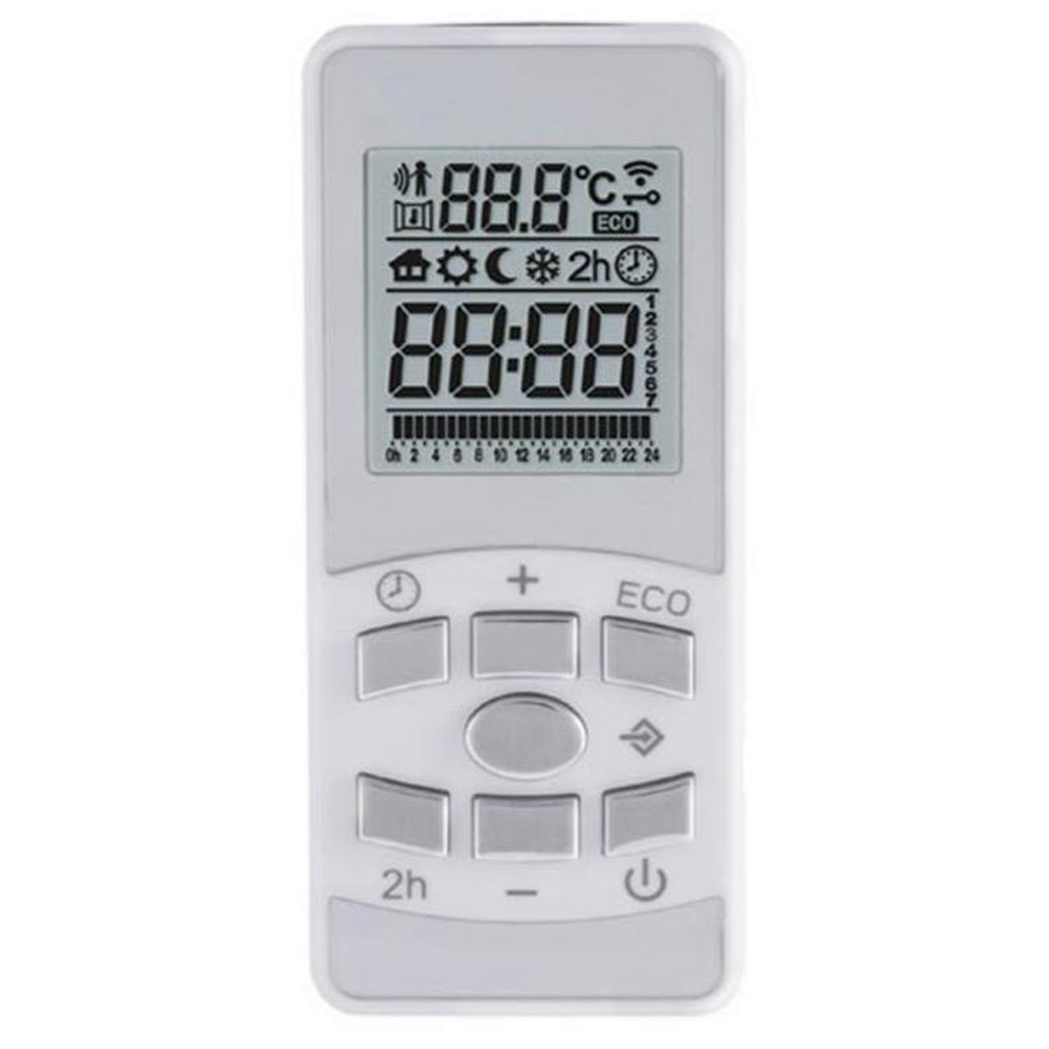 Voir la diapositive 3 : DUCASA Sèche-serviettes à inertie fluide 450w blanc - 0.636.032