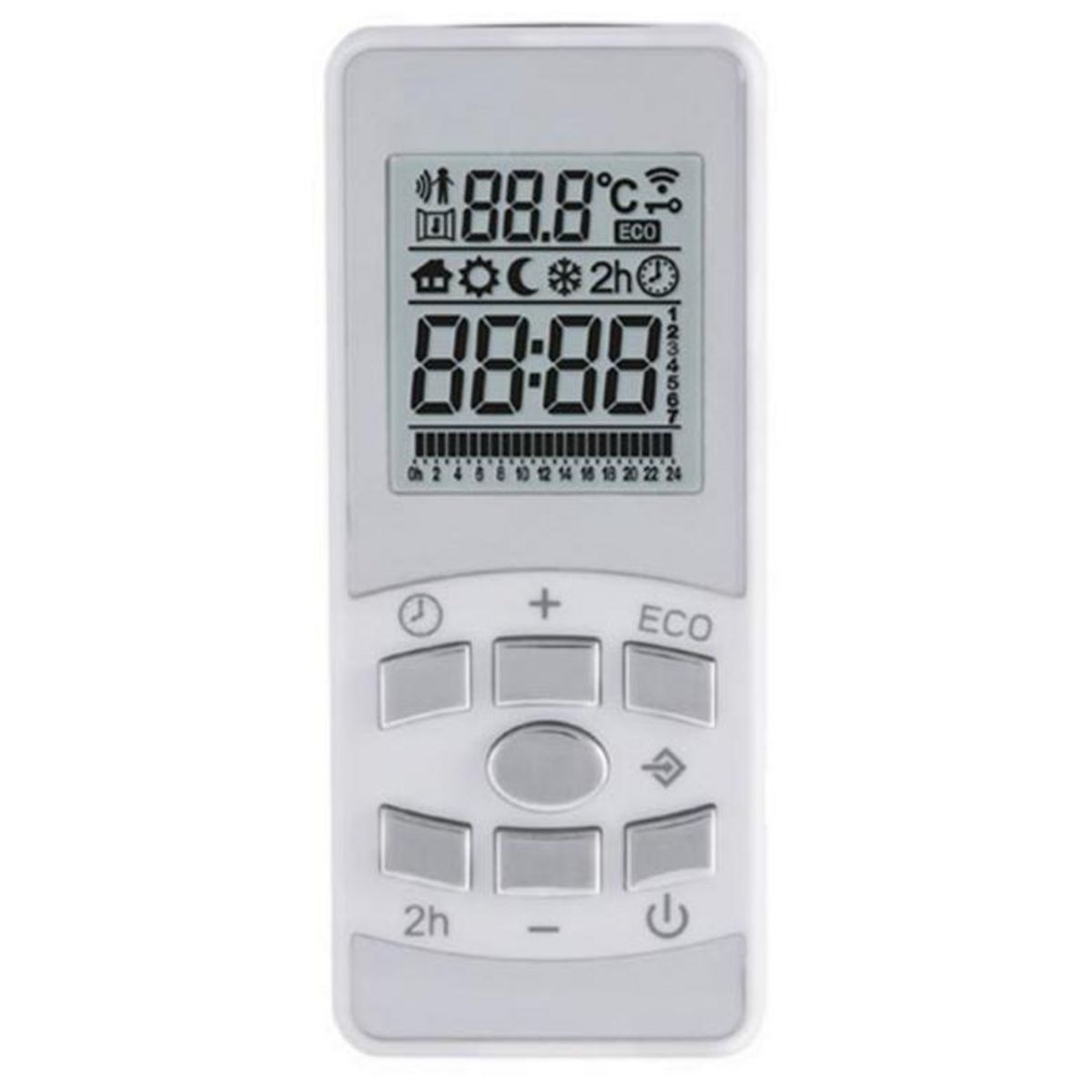 DUCASA Sèche-serviettes à inertie fluide 450w blanc - 0.636.032