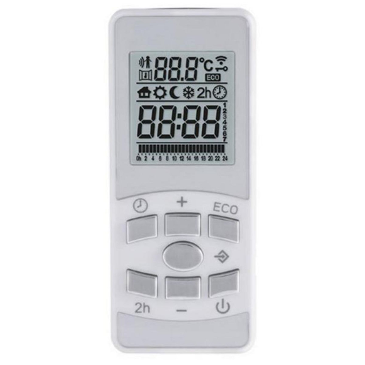 DUCASA Sèche-serviettes à inertie fluide 450w blanc - 0.636.032