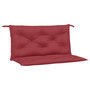 Voir la diapositive 2 : VIDAXL Coussins de banc de jardin lot de 2 rouge bordeaux tissu Oxford