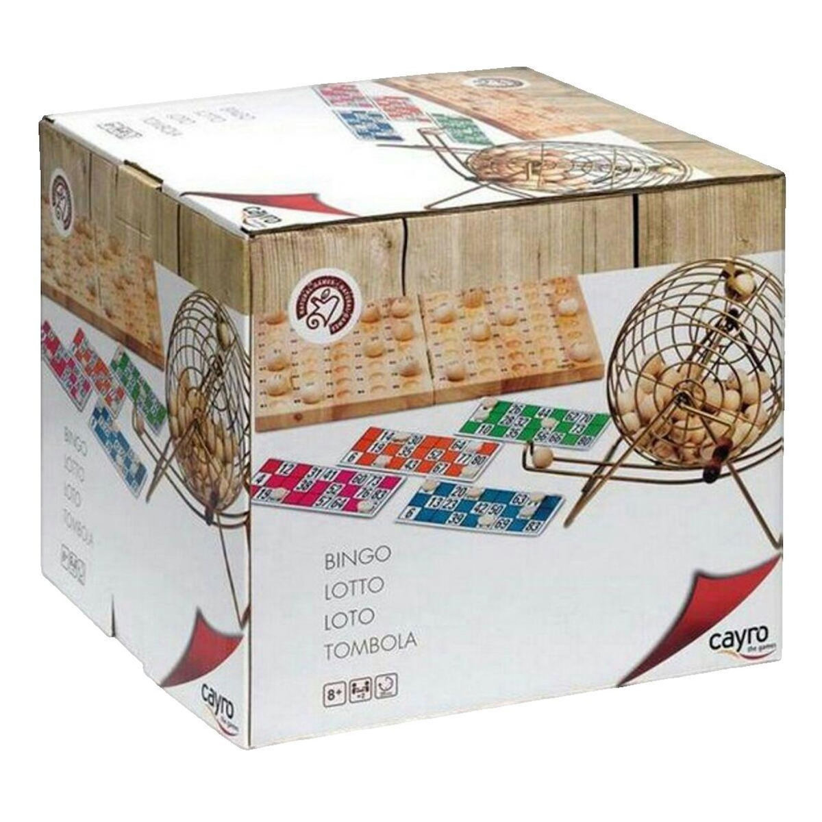 CAYRO Jeu de société Cayro Bingo de Luxe couleur bois