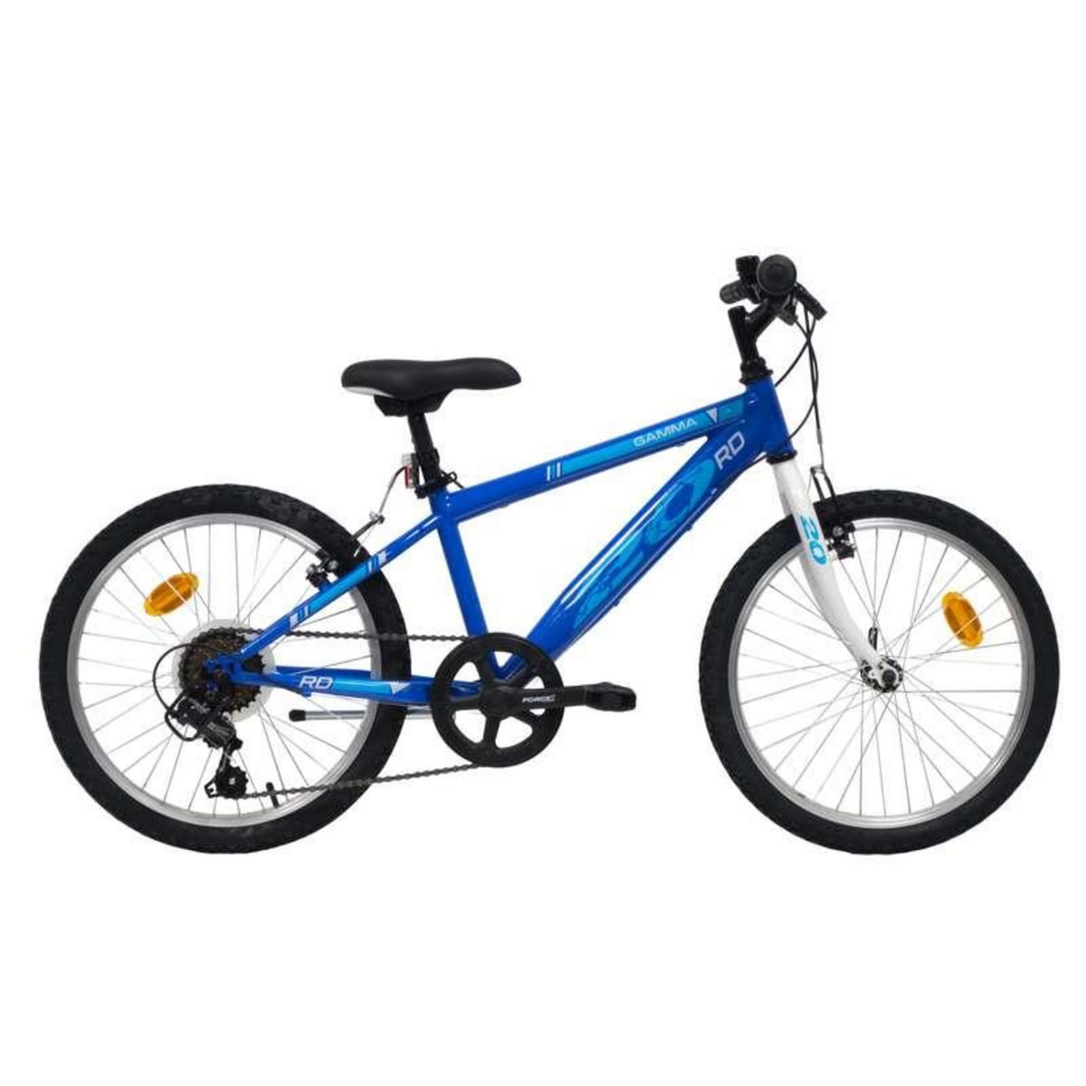 Vélo enfant (120/140 cm) - VTT 20''rigide  Gamma  - Fourche rigide - 6 vitesses - Dérailleur Shimano - Freins V-Brake