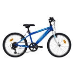 Vélo enfant (120/140 cm) - VTT 20''rigide  Gamma  - Fourche rigide - 6 vitesses - Dérailleur Shimano - Freins V-Brake