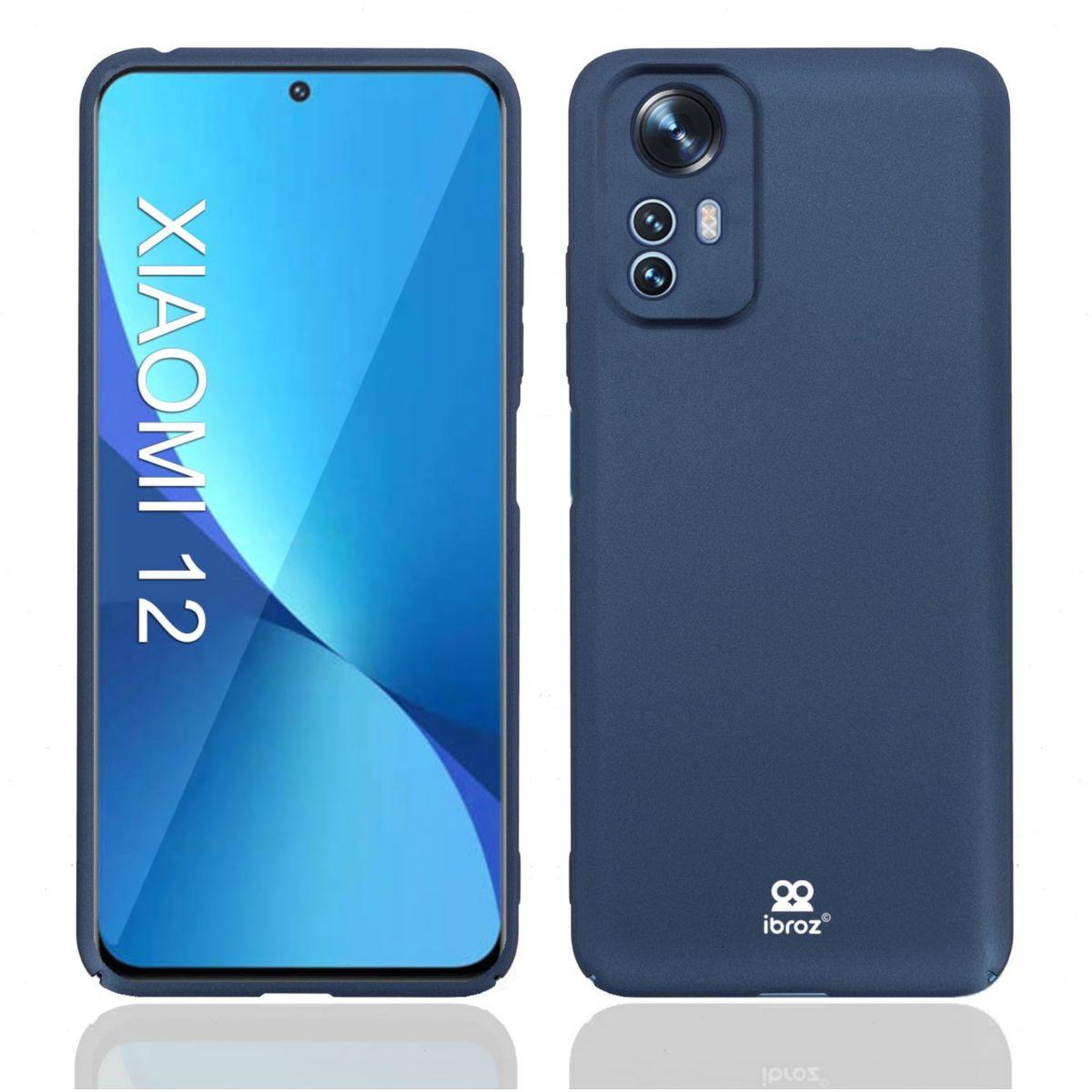 Voir la diapositive 3 : IBROZ Coque xiaomi 12/12x coque double oil - bl