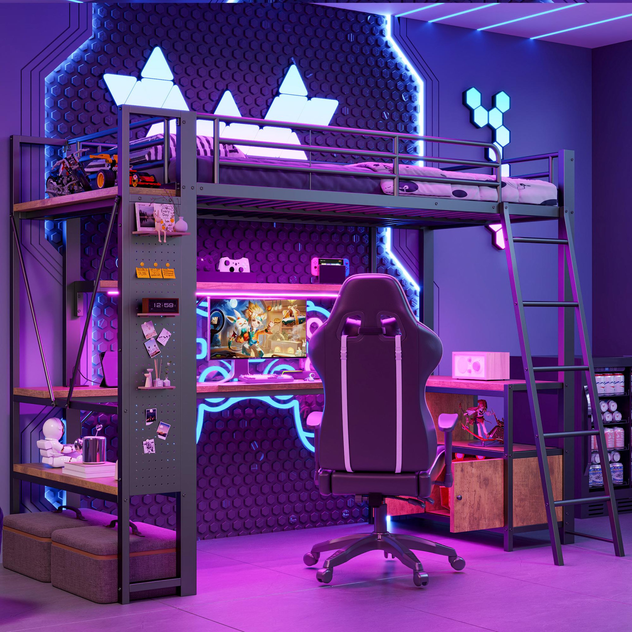 Voir la diapositive 4 : MERAX Lit mezzanine
