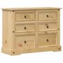 Voir la diapositive 2 : VIDAXL Commode  112x48x91 cm bois massif de pin