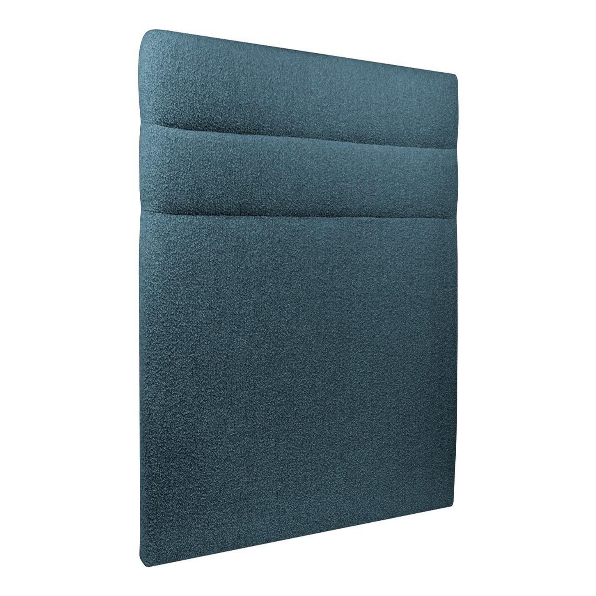 Sommeil de Plomb Tete de lit Lignes Bouclette  - Ep 10 cm rembourré. Coloris disponibles : Beige, Bleu, Noir, Gris