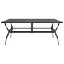 Voir la diapositive 4 : VIDAXL Ensemble a manger de jardin 9 pcs textilene et acier