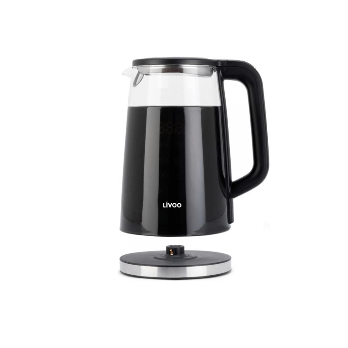 LIVOO Bouilloire électrique sans fil 1,7l 2200w noir - DOD198