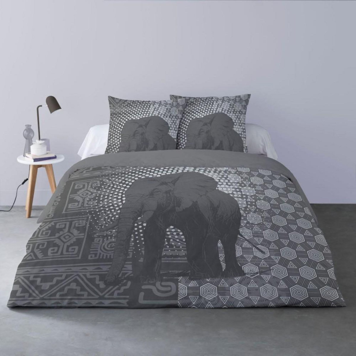 Dourev Housse de couette 240x220 SUKI + 2 taies 100% coton