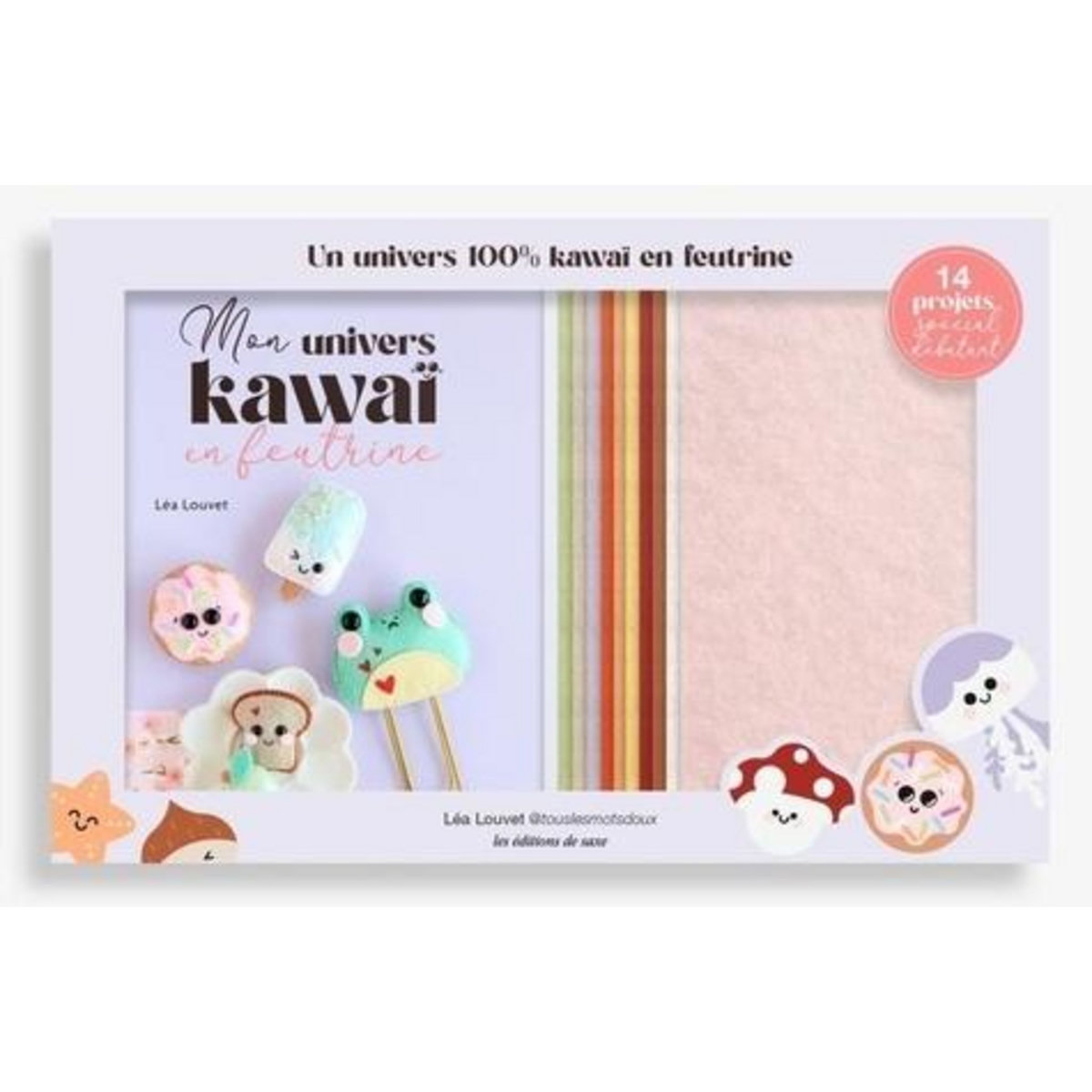COFFRET MON UNIVERS KAWAI EN FEUTRINE, Louvet Léa