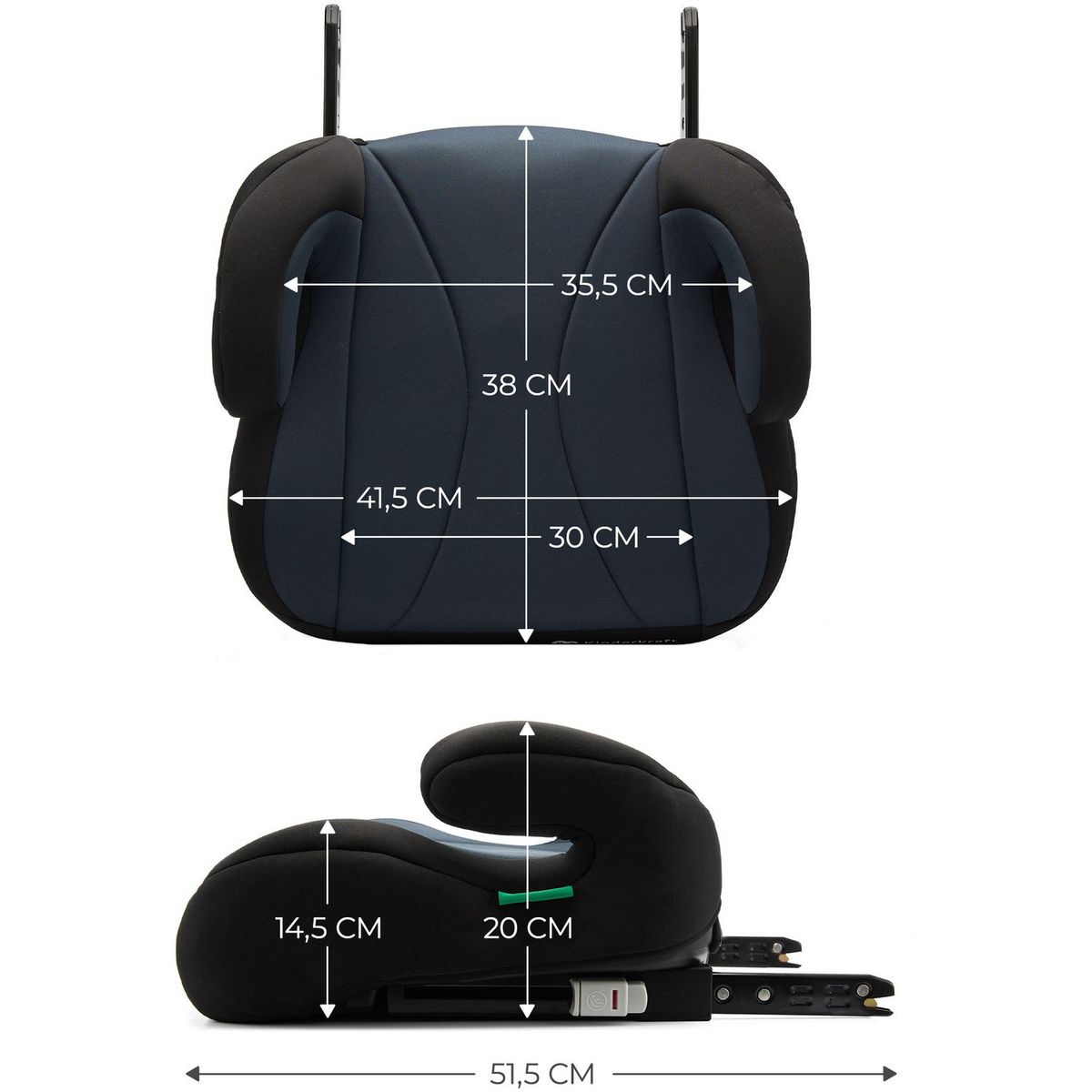 KINDERKRAFT Rehausseur bas I-BOOST i-Size 135-150 cm