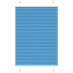 VIDAXL Store plisse bleu 95x100 cm largeur du tissu 94,4 cm polyester