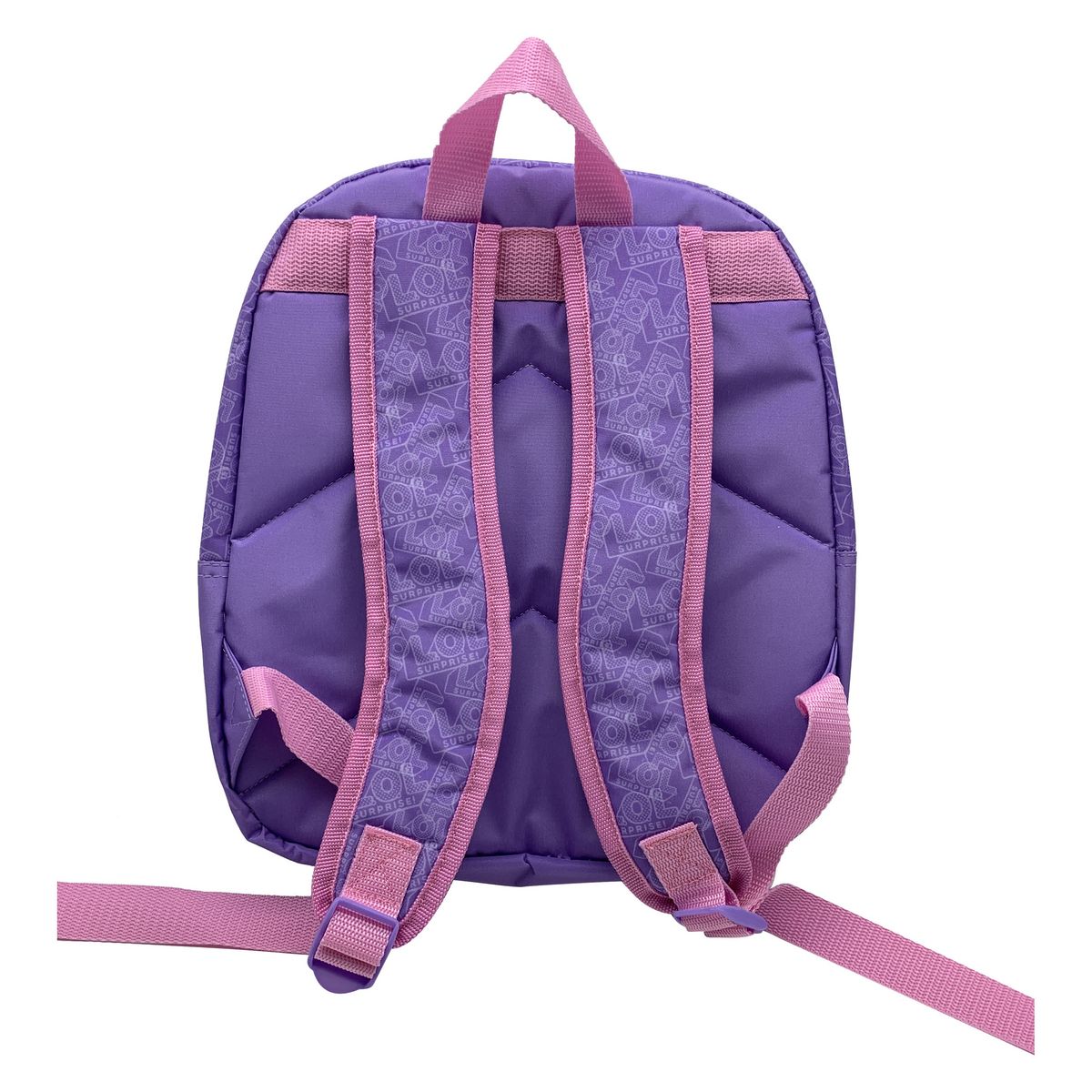 LOL Sac à goûter maternelle 3D polyester fuchsia et violet L.O.L SURPRISE