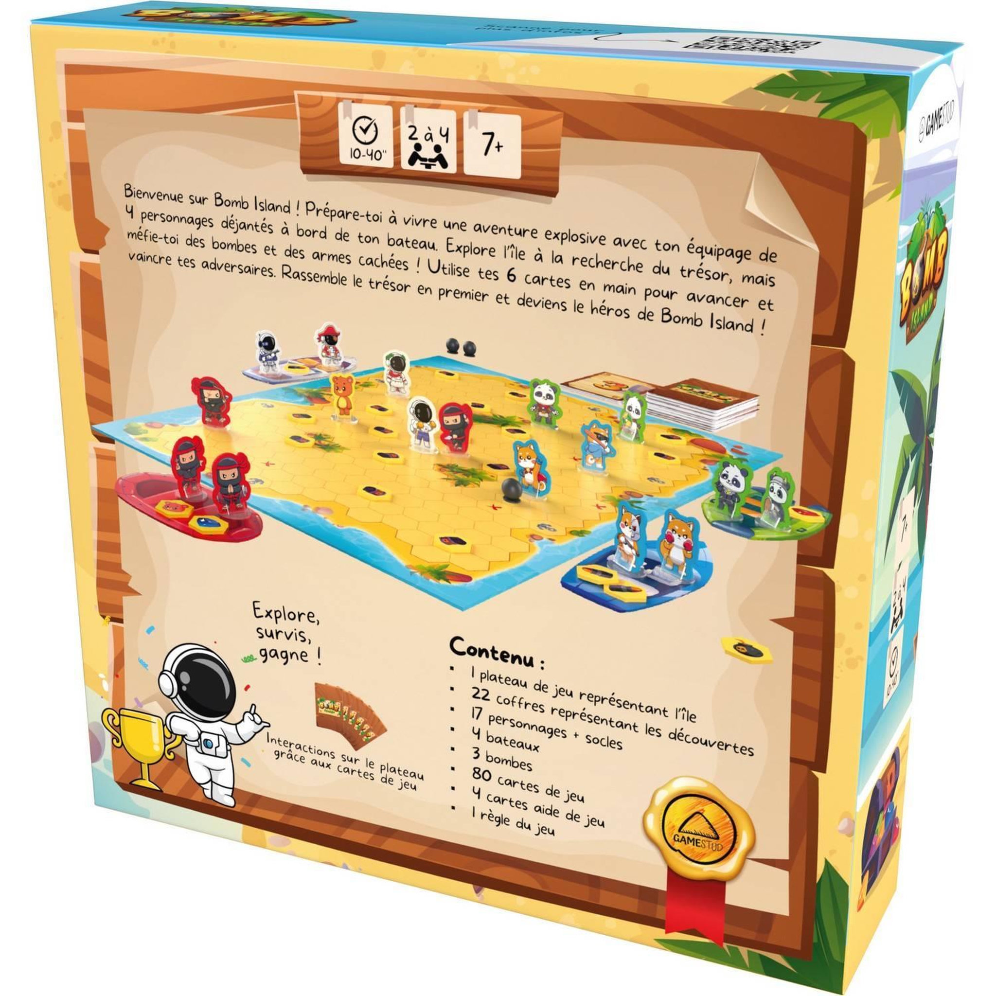 Voir la diapositive 2 : Jeu d'ambiance Gamestud Bomb Island