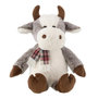 Voir la diapositive 1 : Paris Prix Peluche Vache  Écharpe  35cm Multicolore