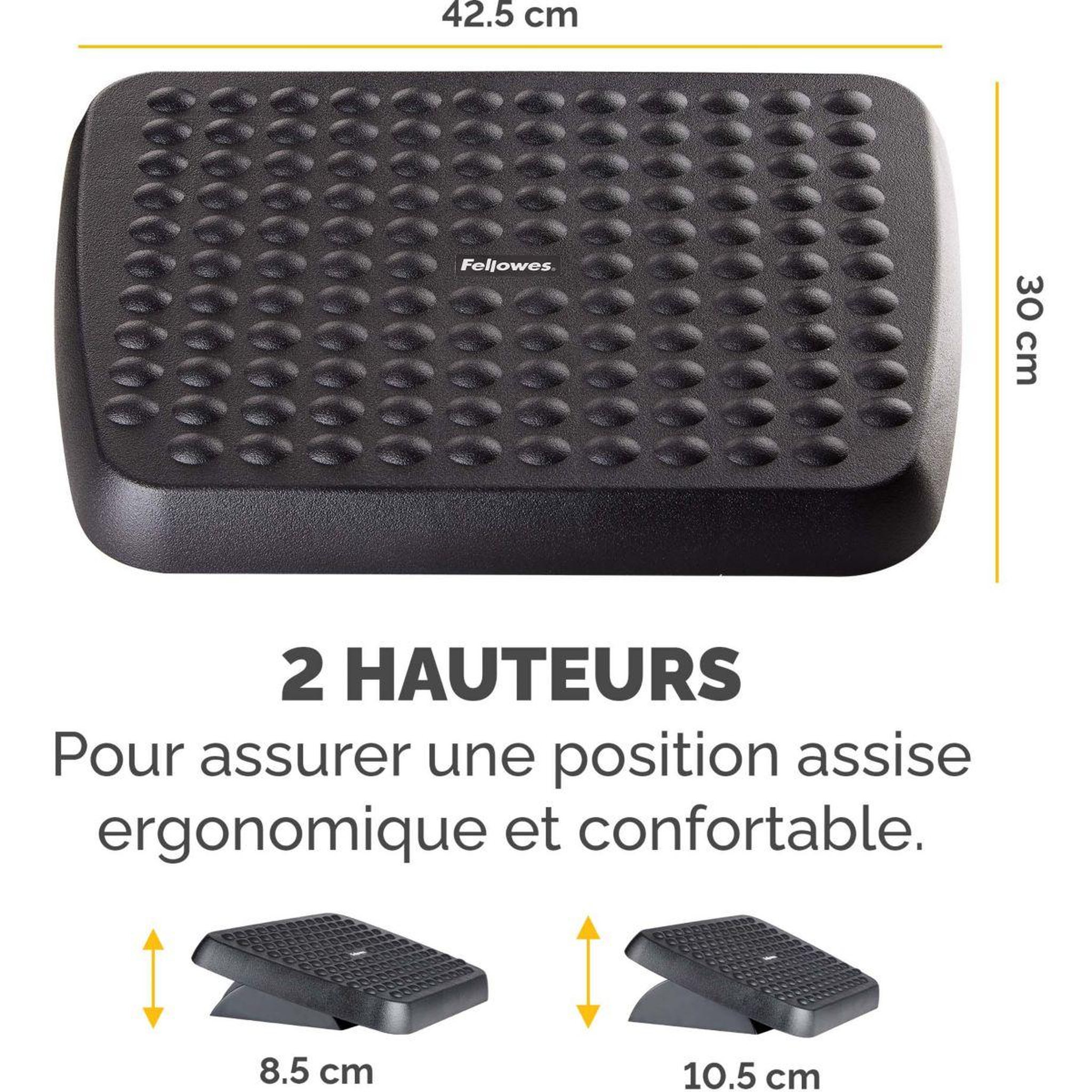 Voir la diapositive 3 : Fellowes Syst. Position repose pieds standard