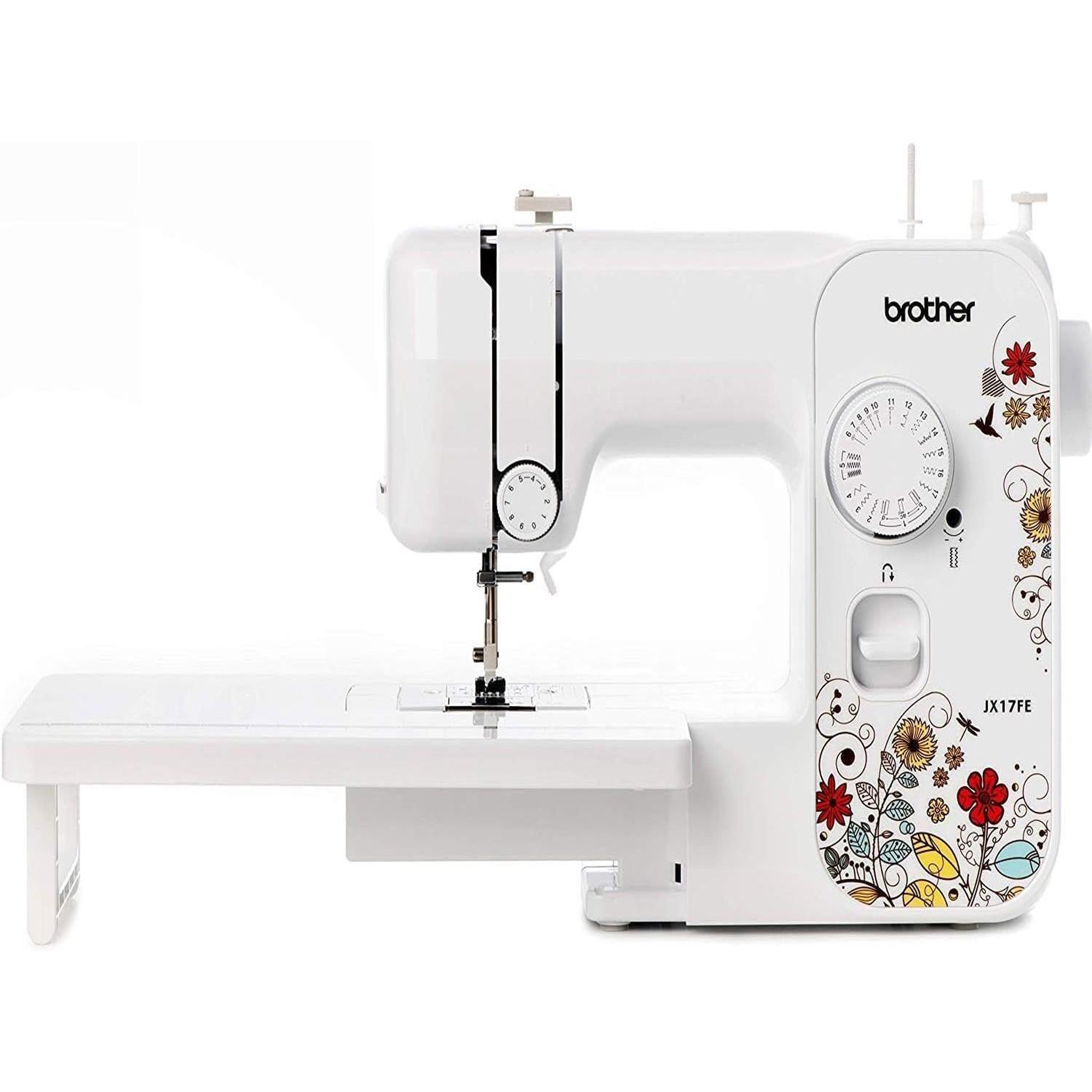 Voir la diapositive 2 : Brother Brother jx17fe machine à coudre avec table d'extension et sac