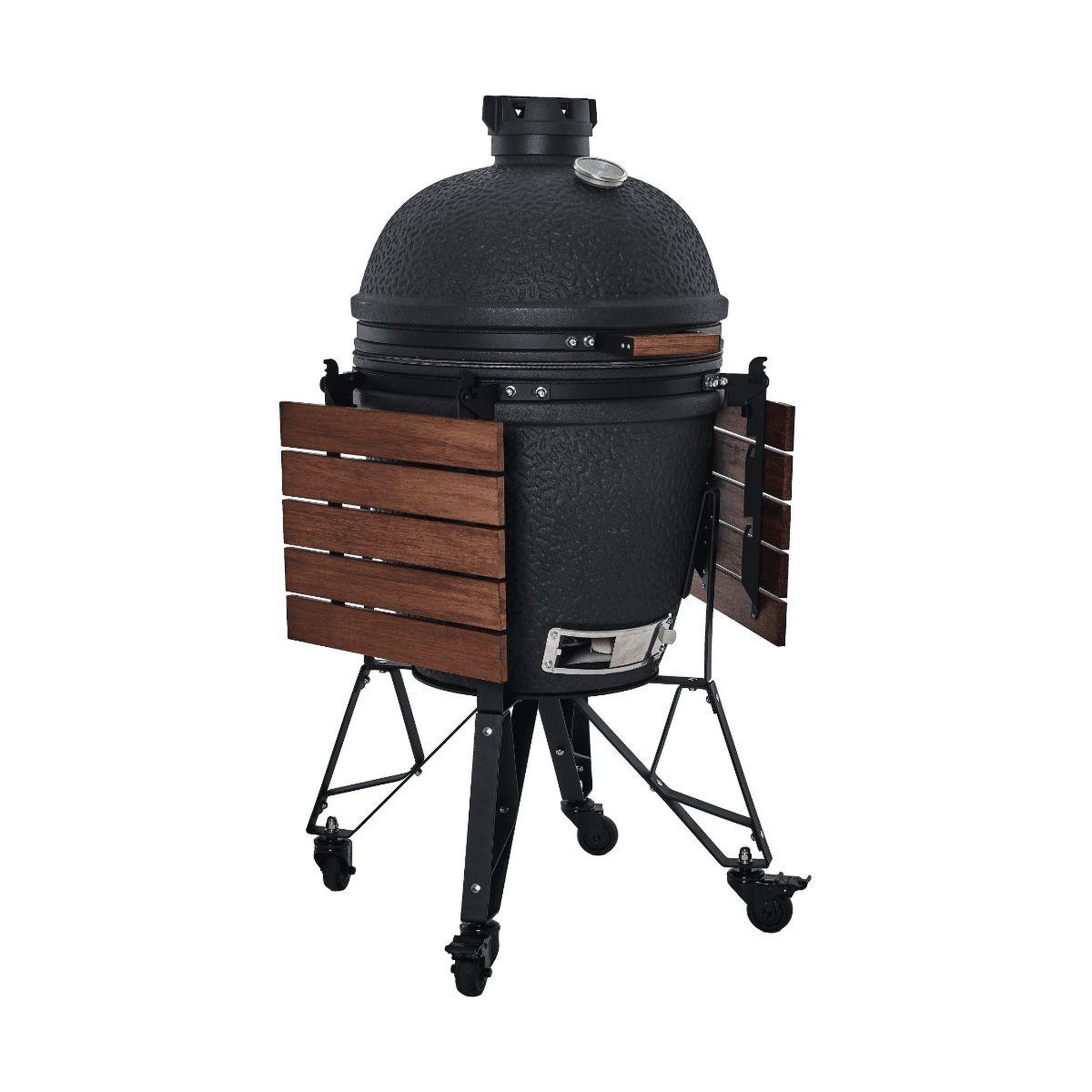 BASTARD Barbecue charbon bu201 urban large complete noir sur chariot 57 cm