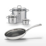 ELO Lot 3 Faitouts Elo Relief Evolution 14/20/26cm & Poêle 24cm