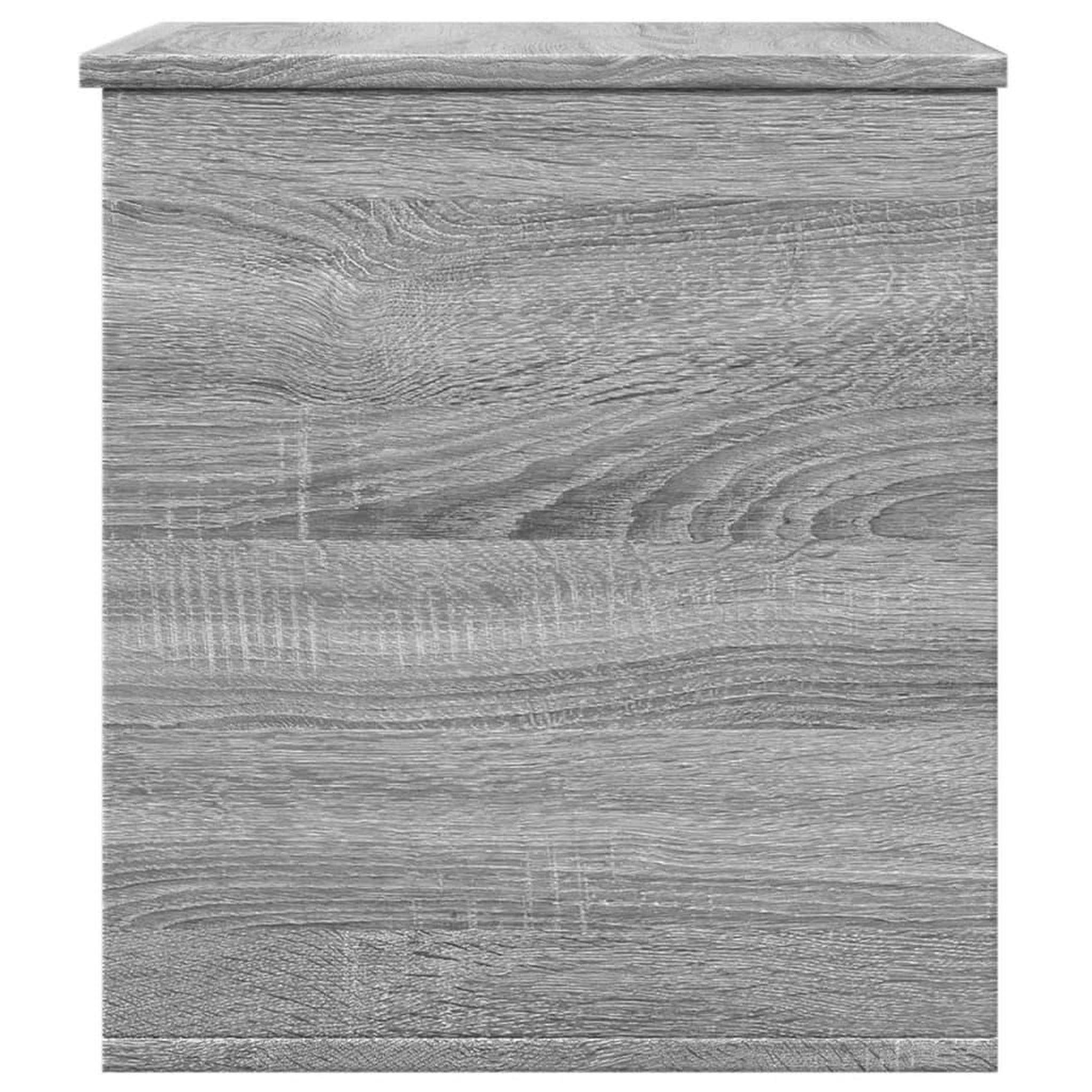 Voir la diapositive 5 : VIDAXL Boîte de rangement sonoma gris 60x42x46 cm bois d'ingenierie