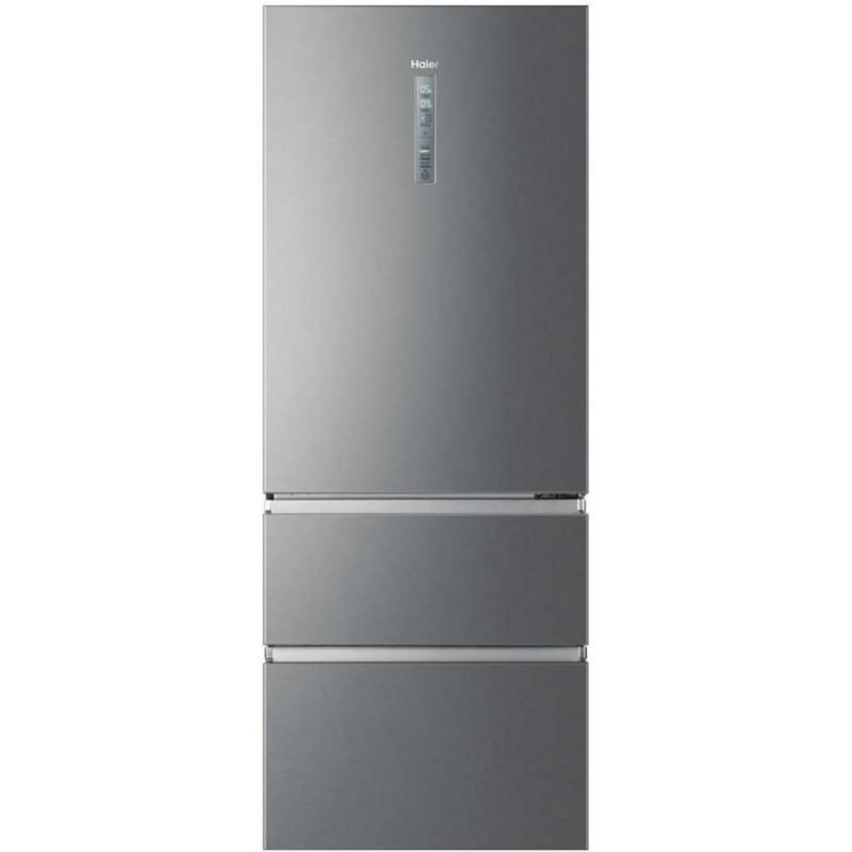 HAIER Réfrigérateur combiné 70cm 431l nofrost platinium - a3fe743cpj
