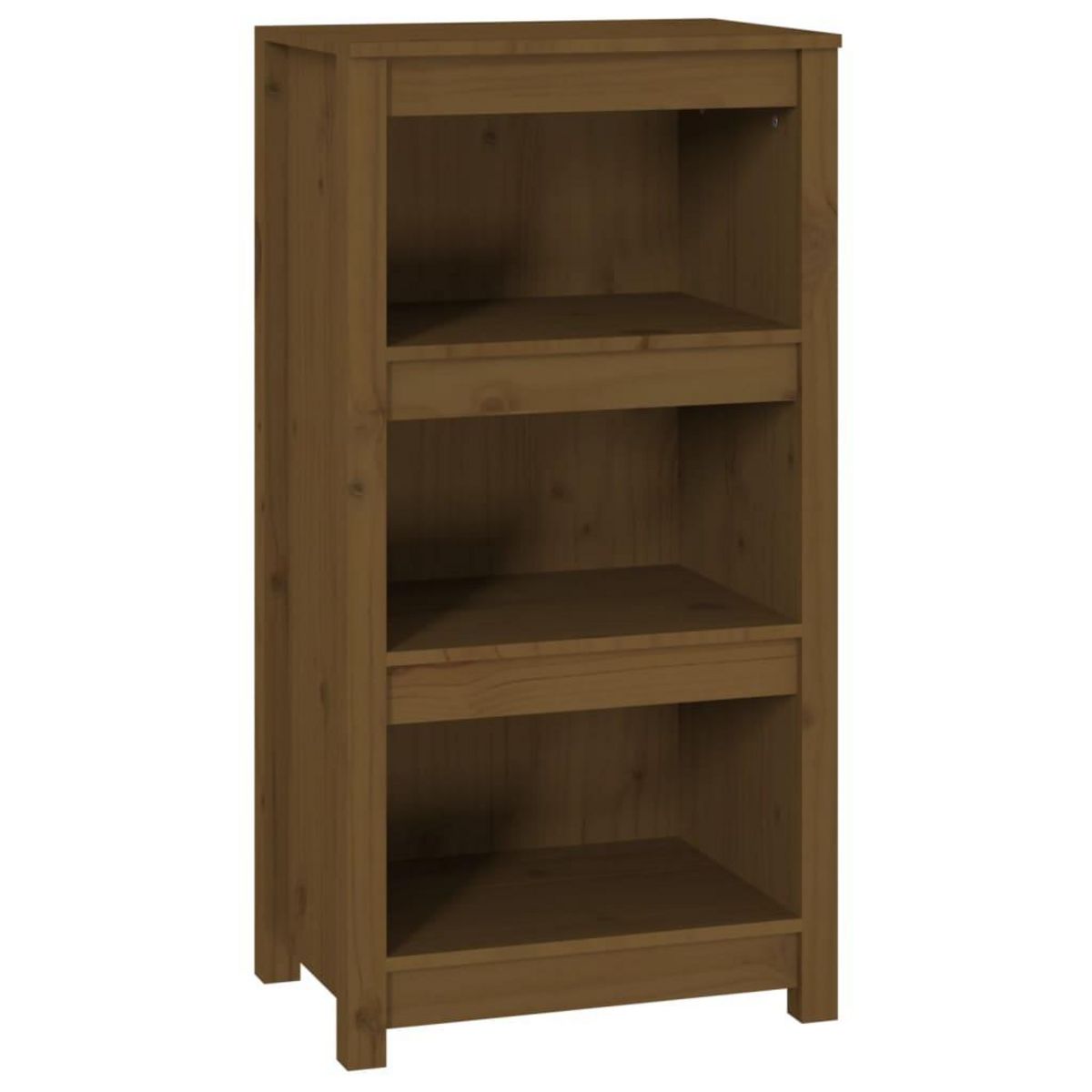 VIDAXL Bibliotheque Marron miel 50x35x97 cm Bois de pin massif