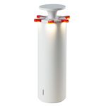 Lumisky Lampe de table design FIREWORK Rouge Aluminium H23,5cm