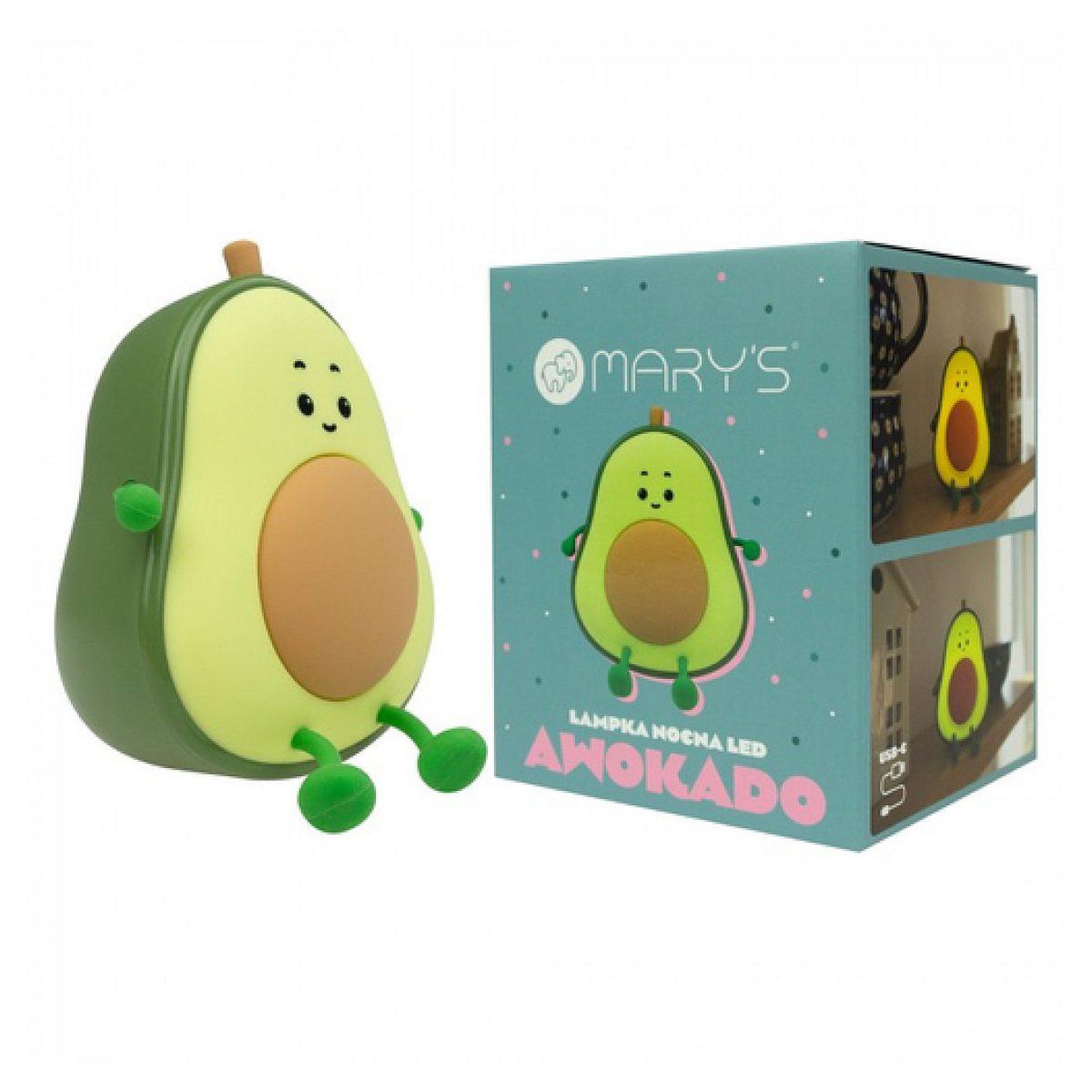 Voir la diapositive 5 : MARY'S Veilleuse led - cute avocado