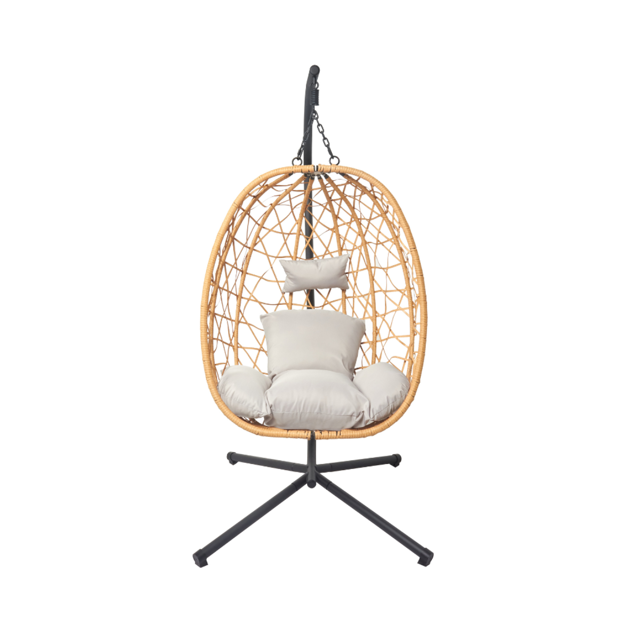 CONCEPT USINE Fauteuil suspendu effet rotin cuzco