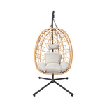 CONCEPT USINE Fauteuil suspendu effet rotin CUZCO