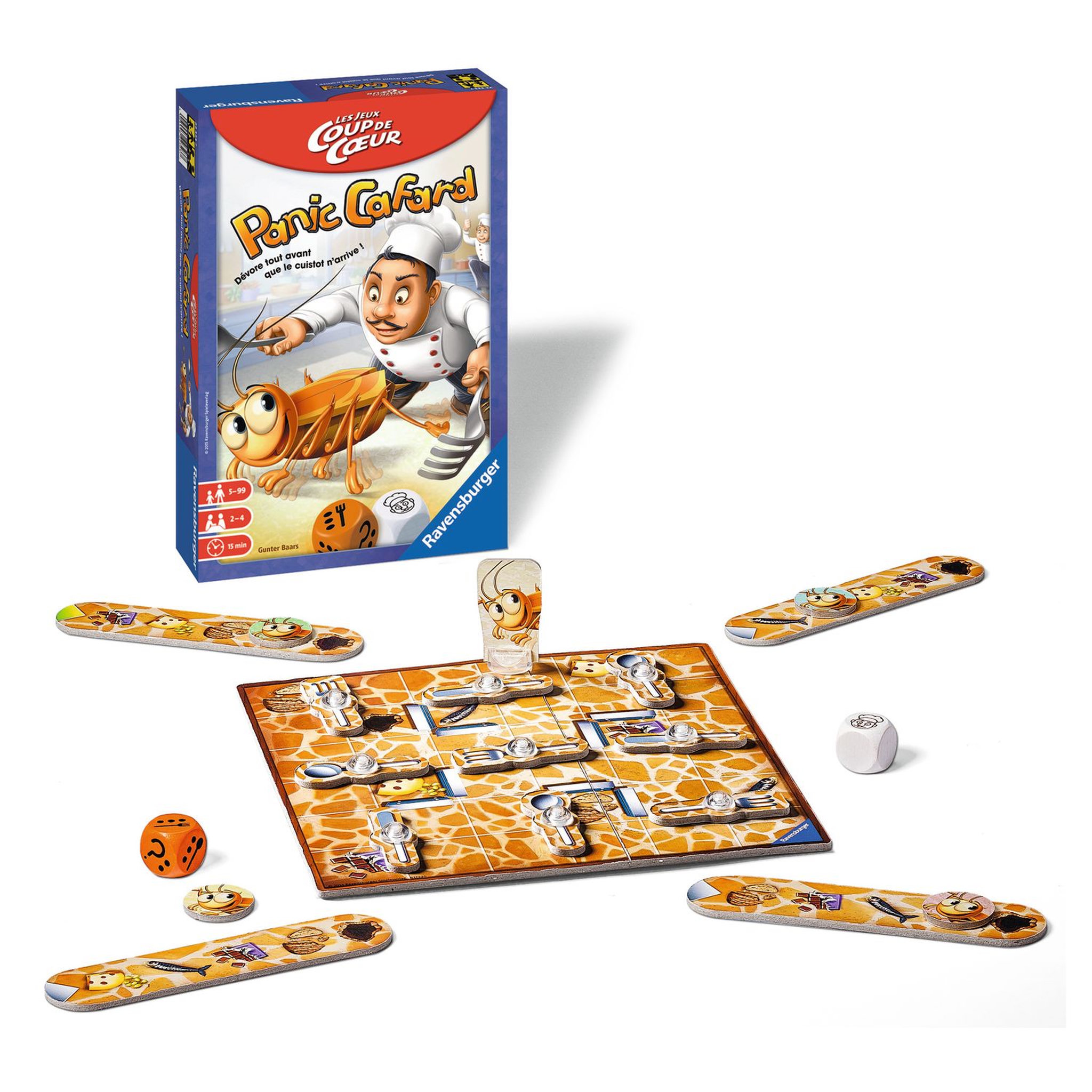 Voir la diapositive 2 : RAVENSBURGER Jeu Panic Cafard Coup de coeur