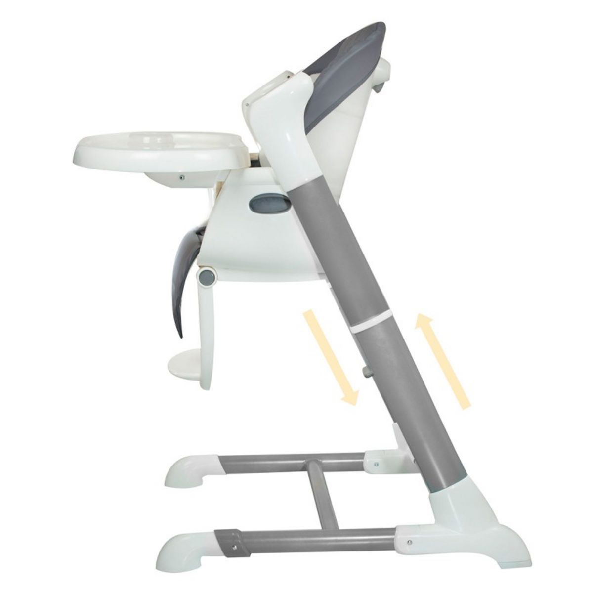 BANNINI Chaise haute 2 en 1 UGO grise