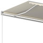Voir la diapositive 5 : VIDAXL Auvent manuel retractable 400x350 cm Creme
