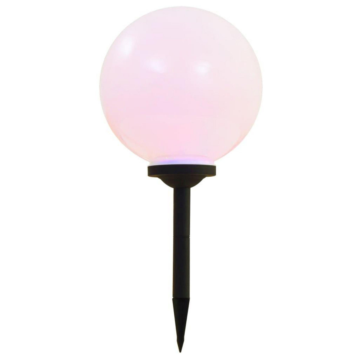 VIDAXL Lampes solaires spheriques LED de jardin 4 pcs 30 cm RVB