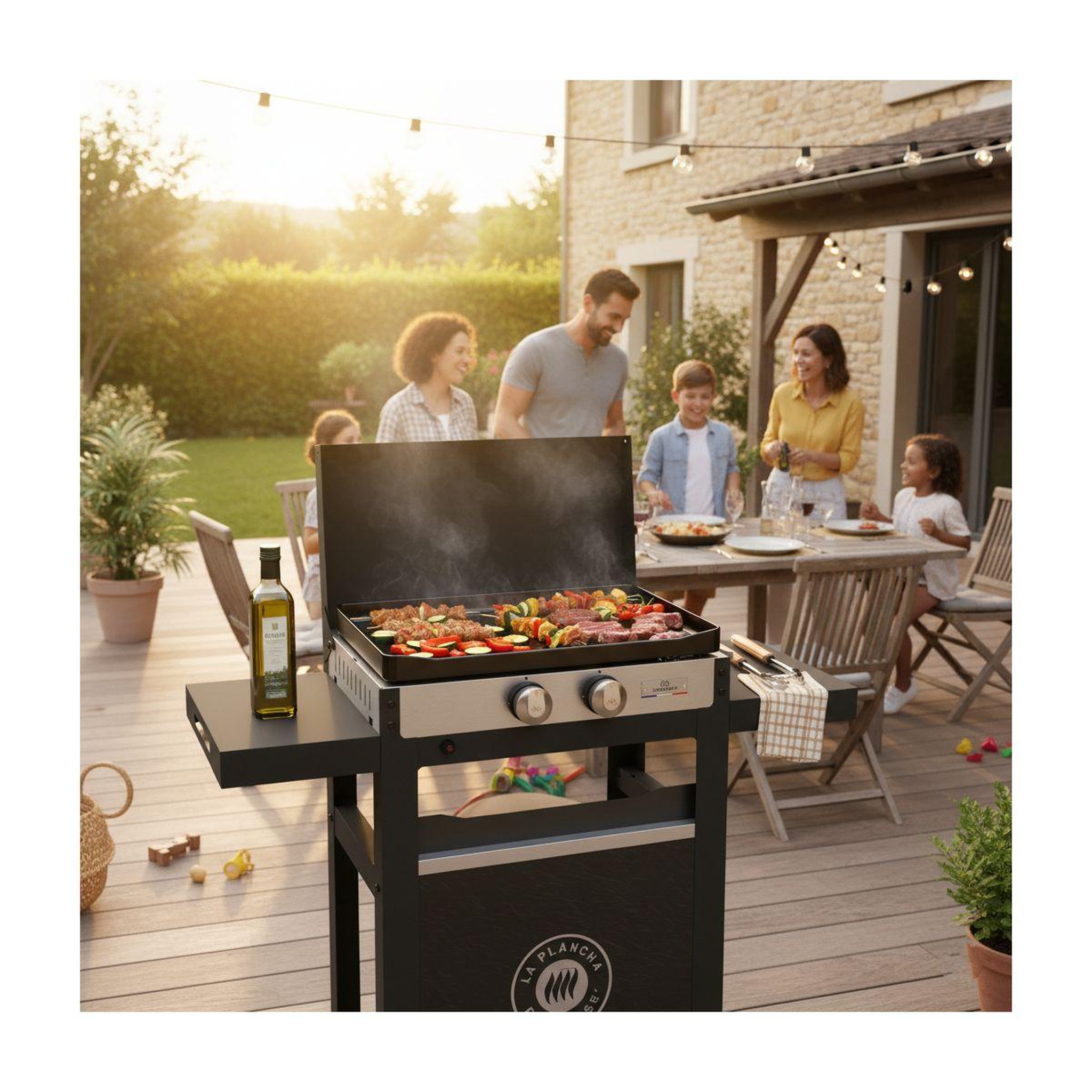 Voir la diapositive 2 : Le marquier Plancha gaz FRANCAISE 250 GAZ DUO PLFO250DCV2