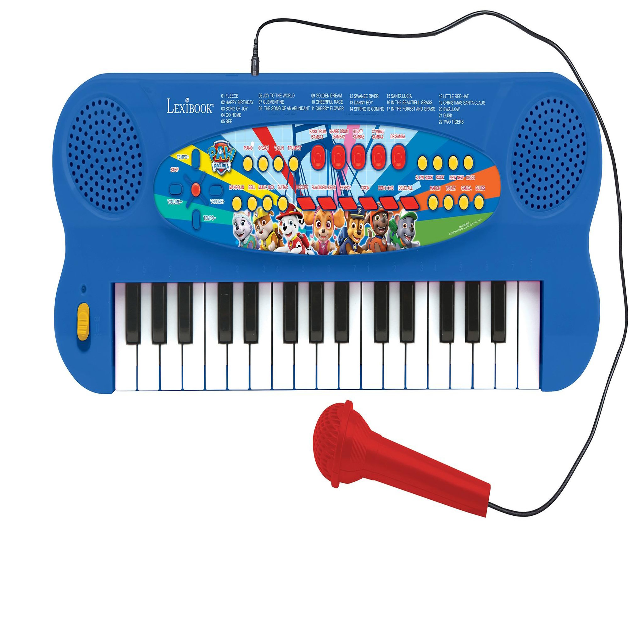 Lexibook Clavier Électronique Musical avec Micro Pat Patrouille