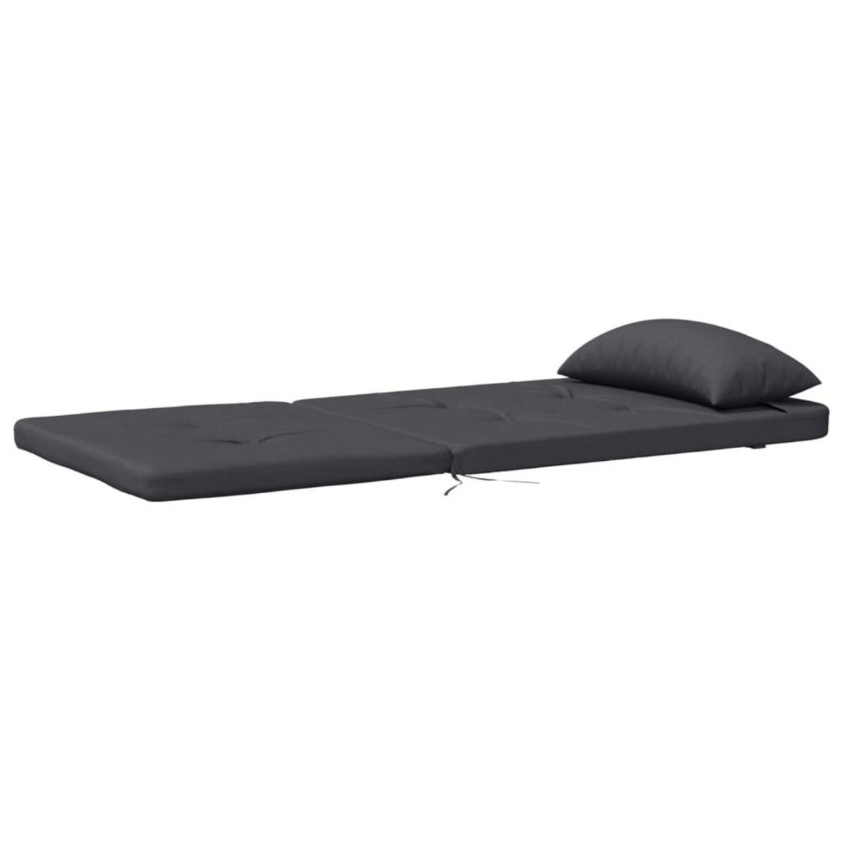 VIDAXL Coussins de chaise adirondack lot de 2 anthracite tissu oxford