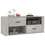 Voir la diapositive 4 : VIDAXL Meuble TV Gris beton 100x35x40 cm Bois d'ingenierie