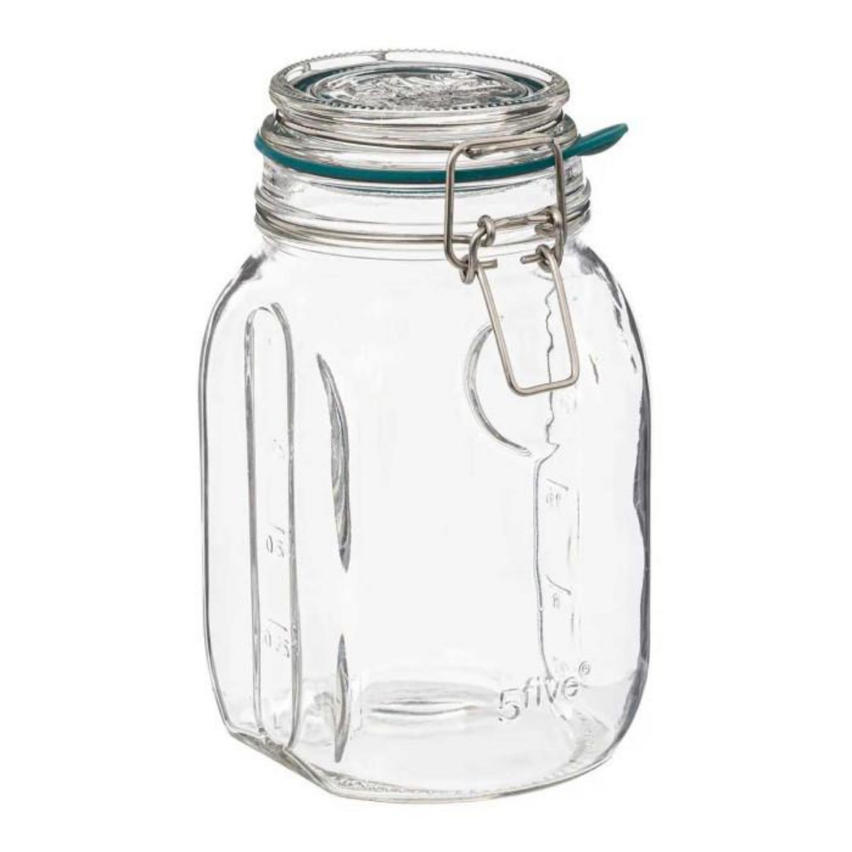 FIVE Bocal en Verre Gradué  Jarro  1L Transparent