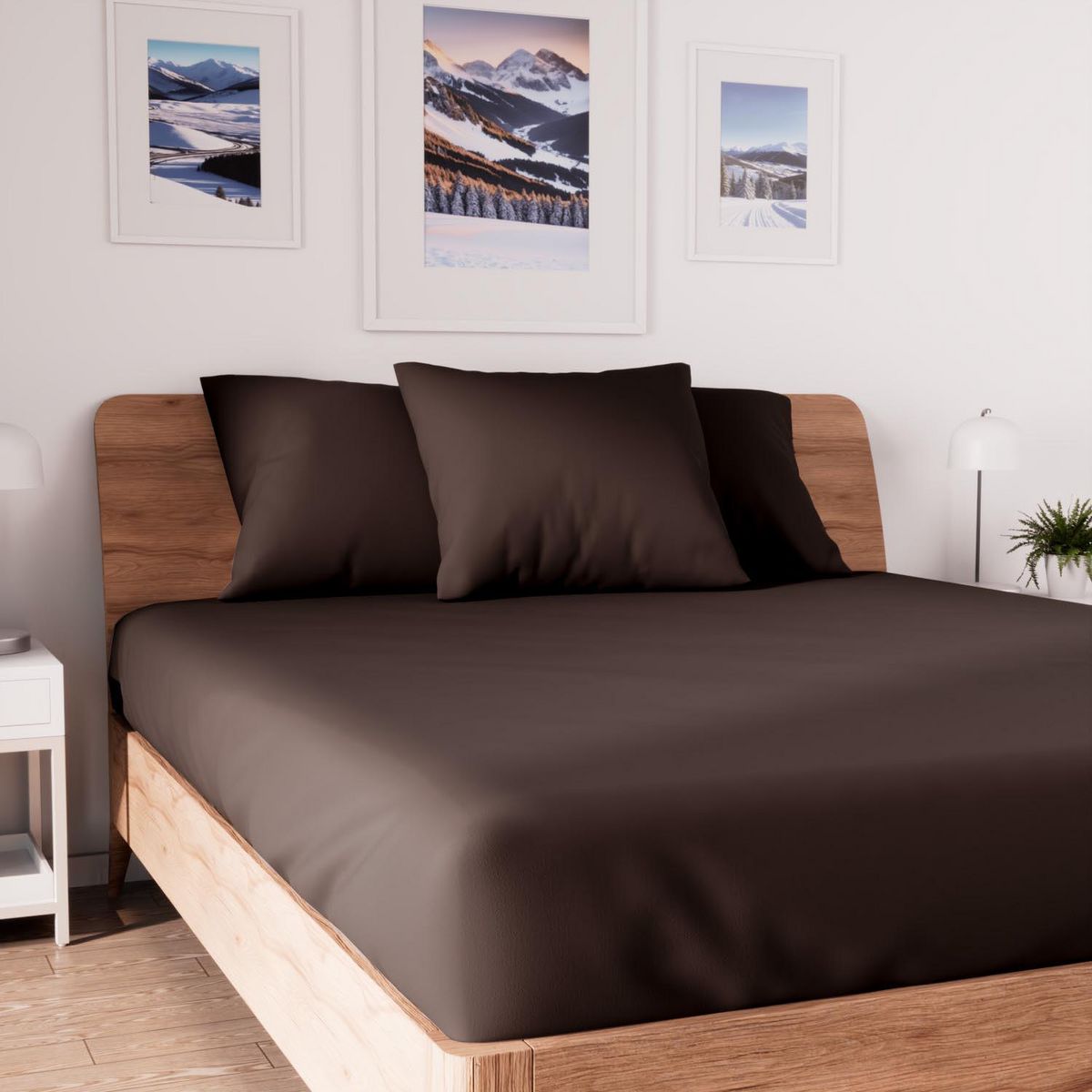 SOLEIL D'OCRE Drap housse en coton JERSEY, par Soleil d'ocre