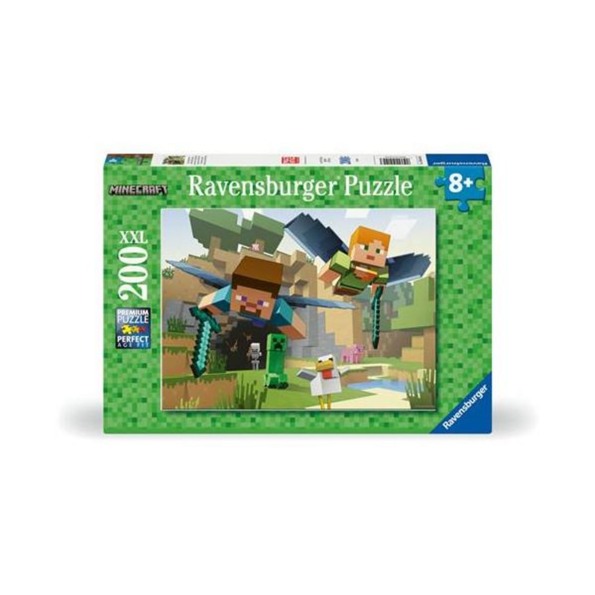 RAVENSBURGER Puzzle 200 pièces XXL Ravensburger Minecraft