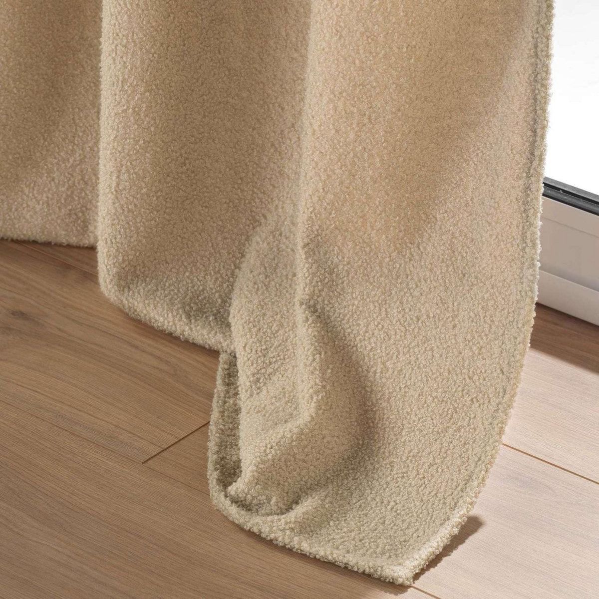 Douceur d'Intérieur Rideau à œillets BELI - Bouclette unie