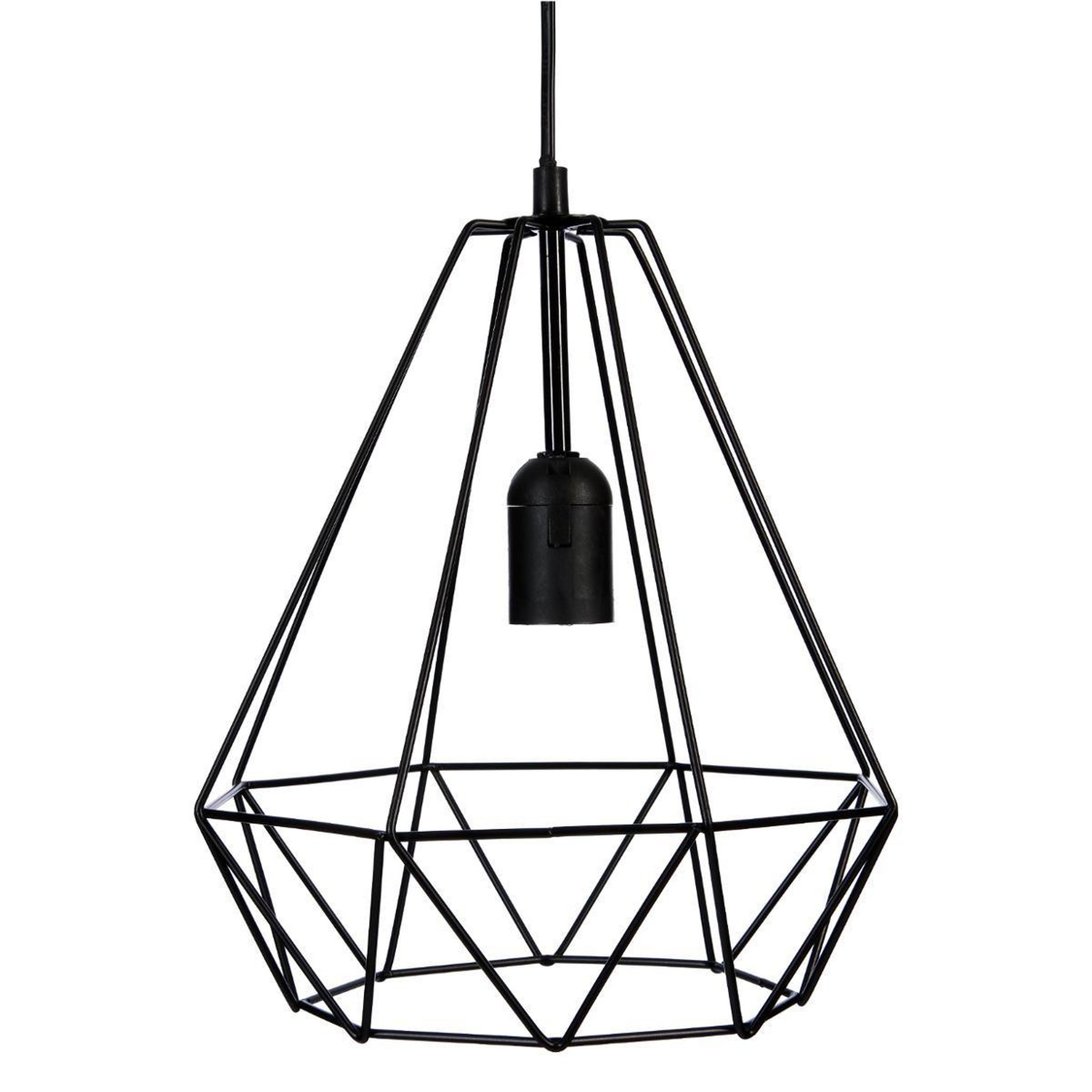 Voir la diapositive 1 : ATMOSPHERA Lampe suspension métal 26cm noir