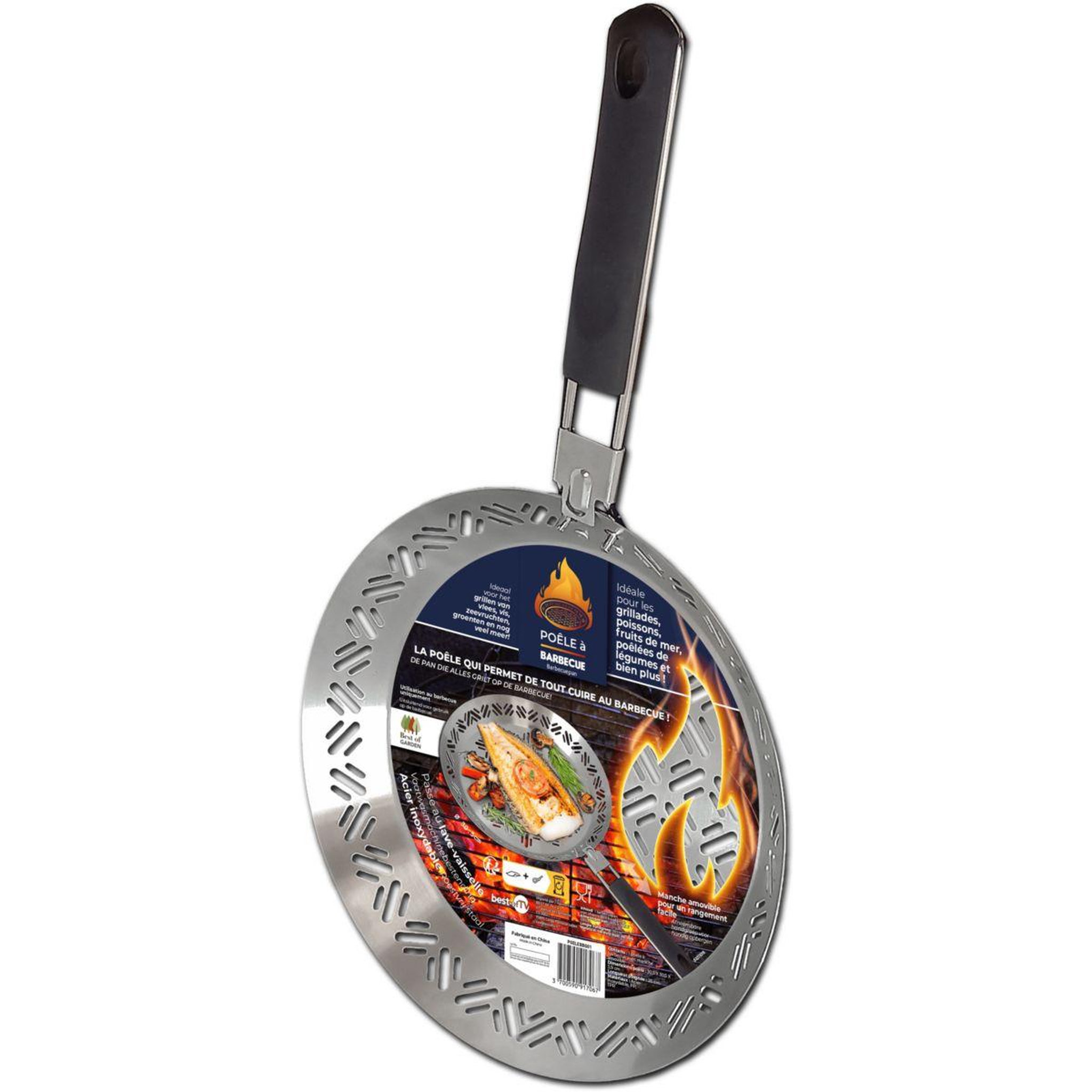 Voir la diapositive 2 : Best Of TV Poêle grill a barbecue 30cm