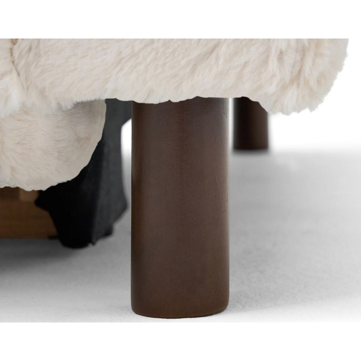 LISA DESIGN Jake - canapé panoramique d'angle gauche 7 places convertible avec coffre en fausse fourrure